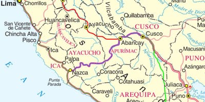 Карта на cusco Перу